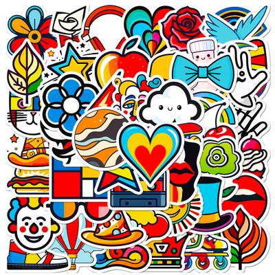 50 American Stickers Street Art Graffiti TEMU European and American Personalized Stickers