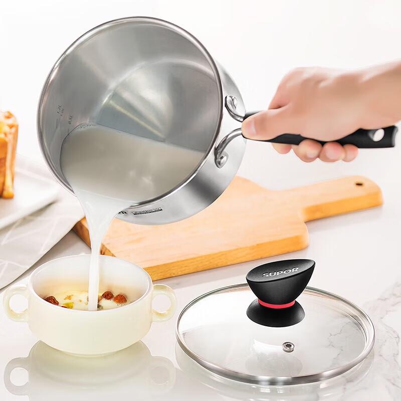 Supor Exquisite Series 16cm 304 Stainless Steel Saucepan
