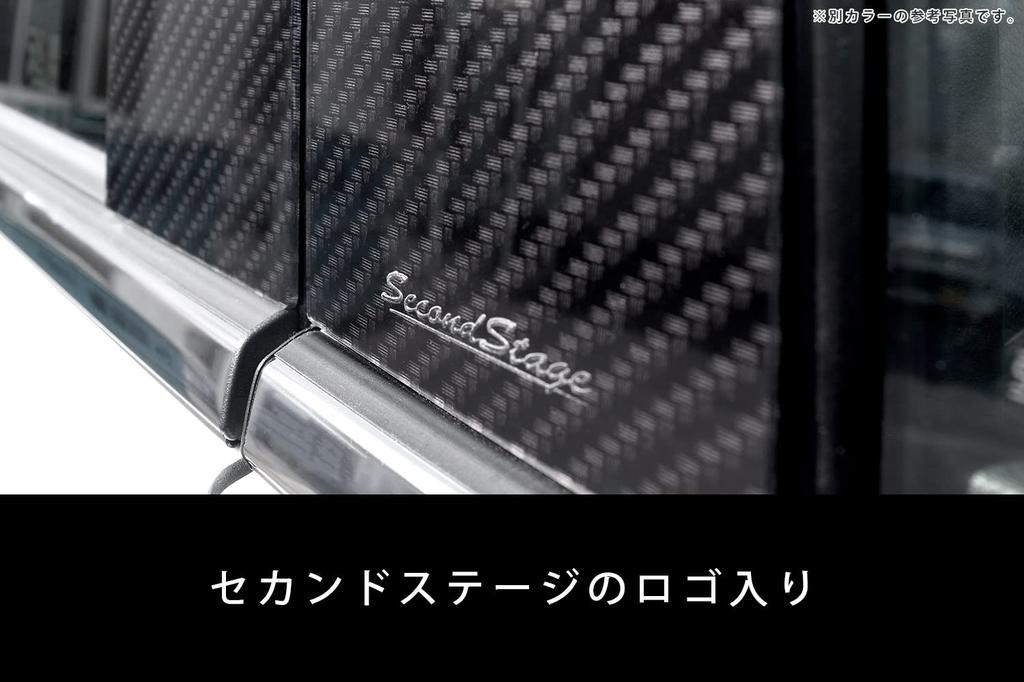 Накладки на стойки SecondStage Toyota 90 Series для автомобилей с оригинальными козырьками, цвет «черный рояль» T657BLK Noah/Voxy