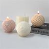 Forma na świecę w kształcie kuli Okrągła forma silikonowa w kształcie kuli do DIY świec mydła gipsu ozdoby nieprzywierająca łatwa do wyjmowania