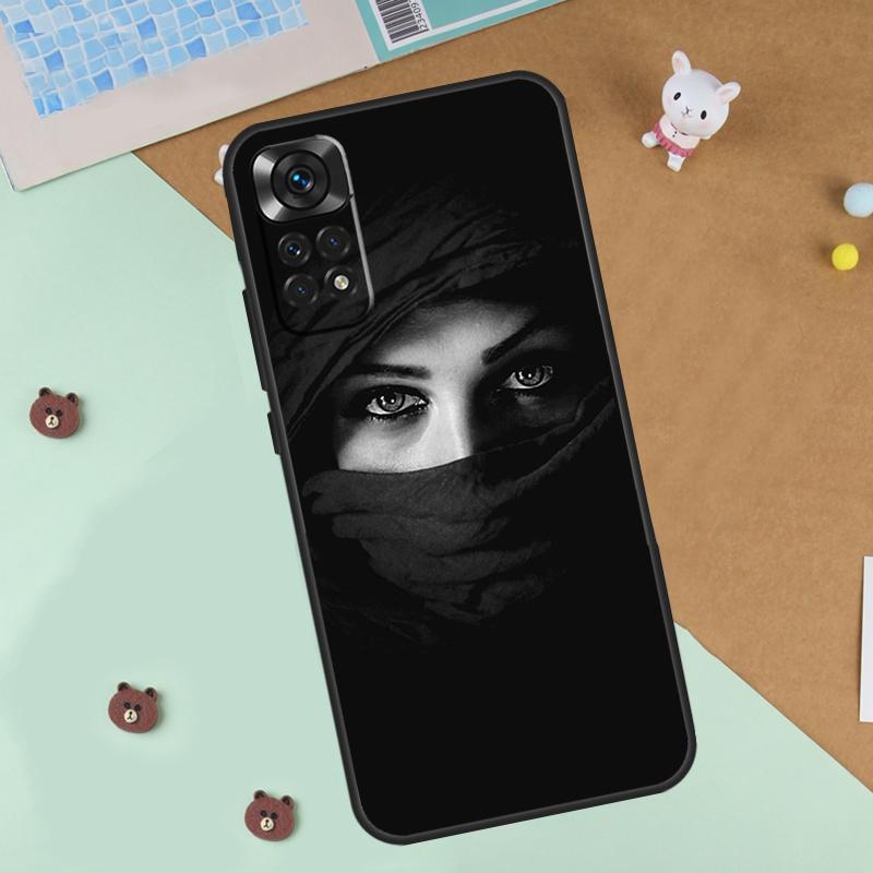 

Muslim Islamic Arabic Hijab Girl Case For Xiaomi Redmi Note 14 13 12 9 10 11 Pro 10S 11S 12S Cover For Redmi 13C 10C 12C 14C Redmi Note 14 5G