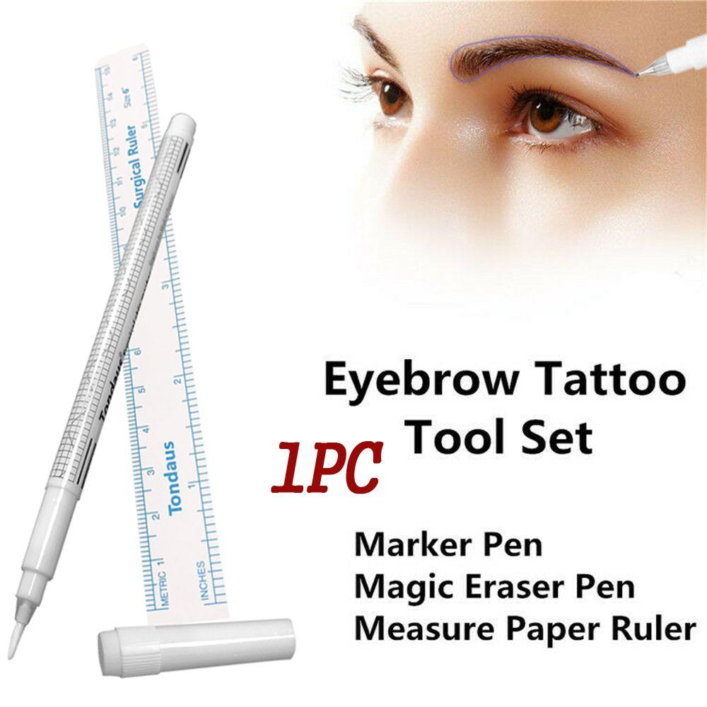 Measuring Ruler Accessories Tattoo Microblading Positioning Pen Makeup Tool Tattoo Tool Marker Pen