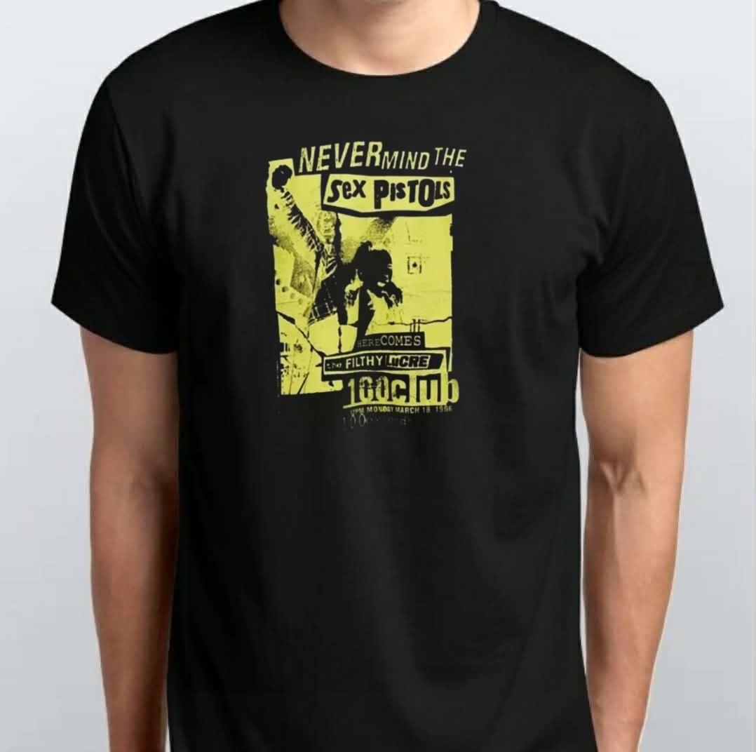 SEX PISTOLS Band Graphic T-SHIRT Black L