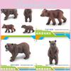 Realistic Pvc Brown Bear Model Toy For Children Educational Cognition And Decorative Displays