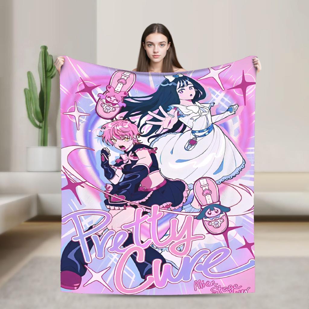 Luka Alien Bühnen Decken Super Weiche Neuheit Plüsch Überwurfdecke für Sofa Bett Dekorative Flanell Tagesdecke Bettbezug