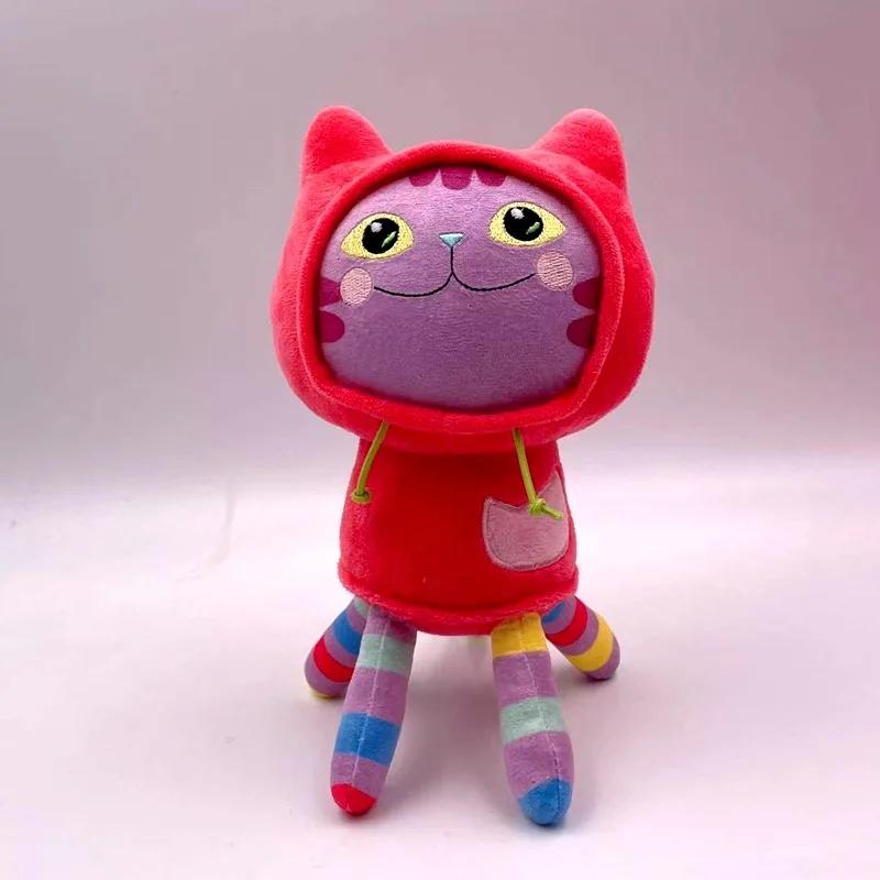 Anime Gabby's Dollhouse Plush Toy Mercat Cartoon Stuffed Animals Smiling Cat Car Cat Hug Gaby Girl Plushie Dolls Christmas Gifts