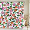 1 pc Fresh Lemon Fruit pattern Shower Curtains Bathroom Polyester Bath Curtains Printing Shower Curtain Decor With Hooks Curtain