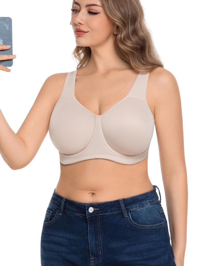 Bra European and American Sizes Seamless Bra with Steel Rim Underwear English Label
