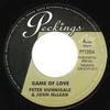 7inch Record PETER HUNNIGALE  JOHN MCLEAN  Game Of Love PT1004 Peckings Record 2004 UK Reggae Ska  Dub Used