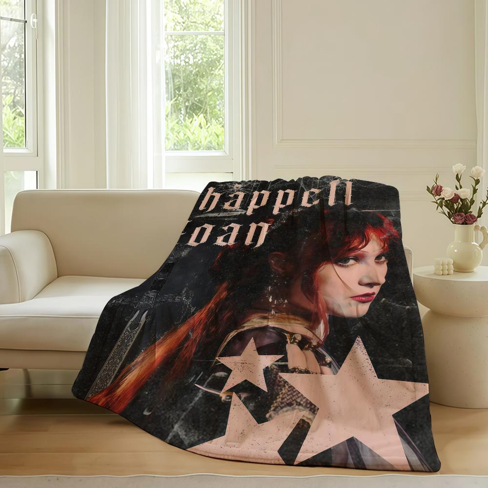 American singer Chappell Roan Blanket For Sofa Office Bed Plane Travel Sleep Read Relax Camping Soft And Warm
