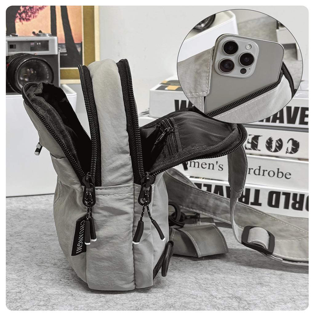 Men's Crossbody Bag, New Trendy Small Shoulder Bag, Summer Sling Bag, Chest Bag, Women's Cycling Hiking Bag, Student Backpack