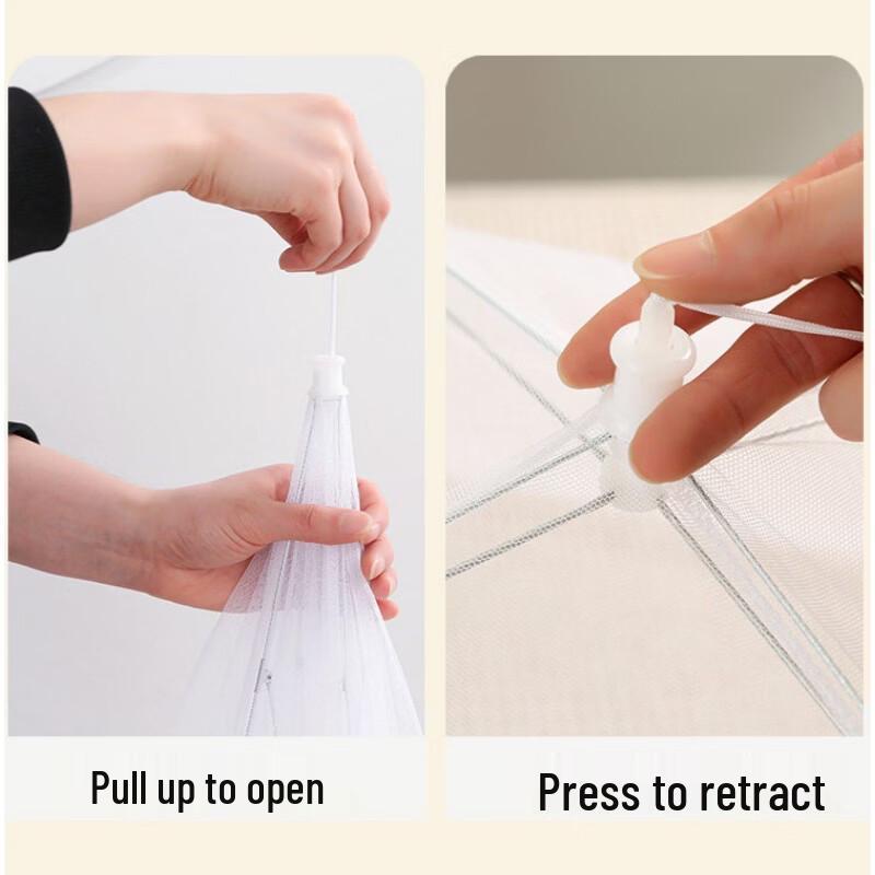 Foldable Rectangular Mesh Food Cover
