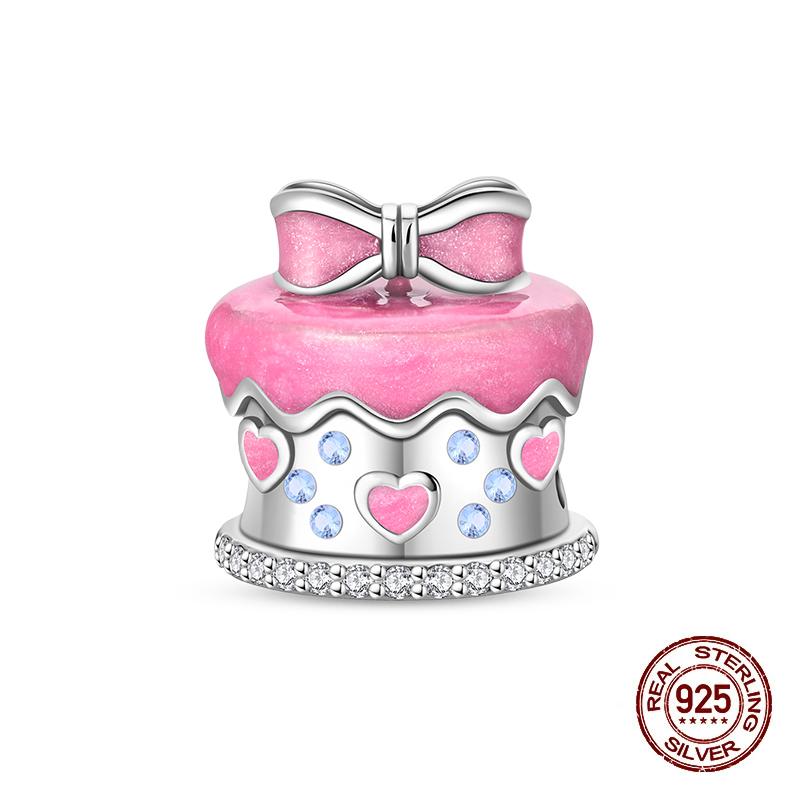 

Princess Style Copper Metal Color Wishing Bottle Birthday Present Charm Bead Components Bead Components Compatible With Authentic Original Bracelets