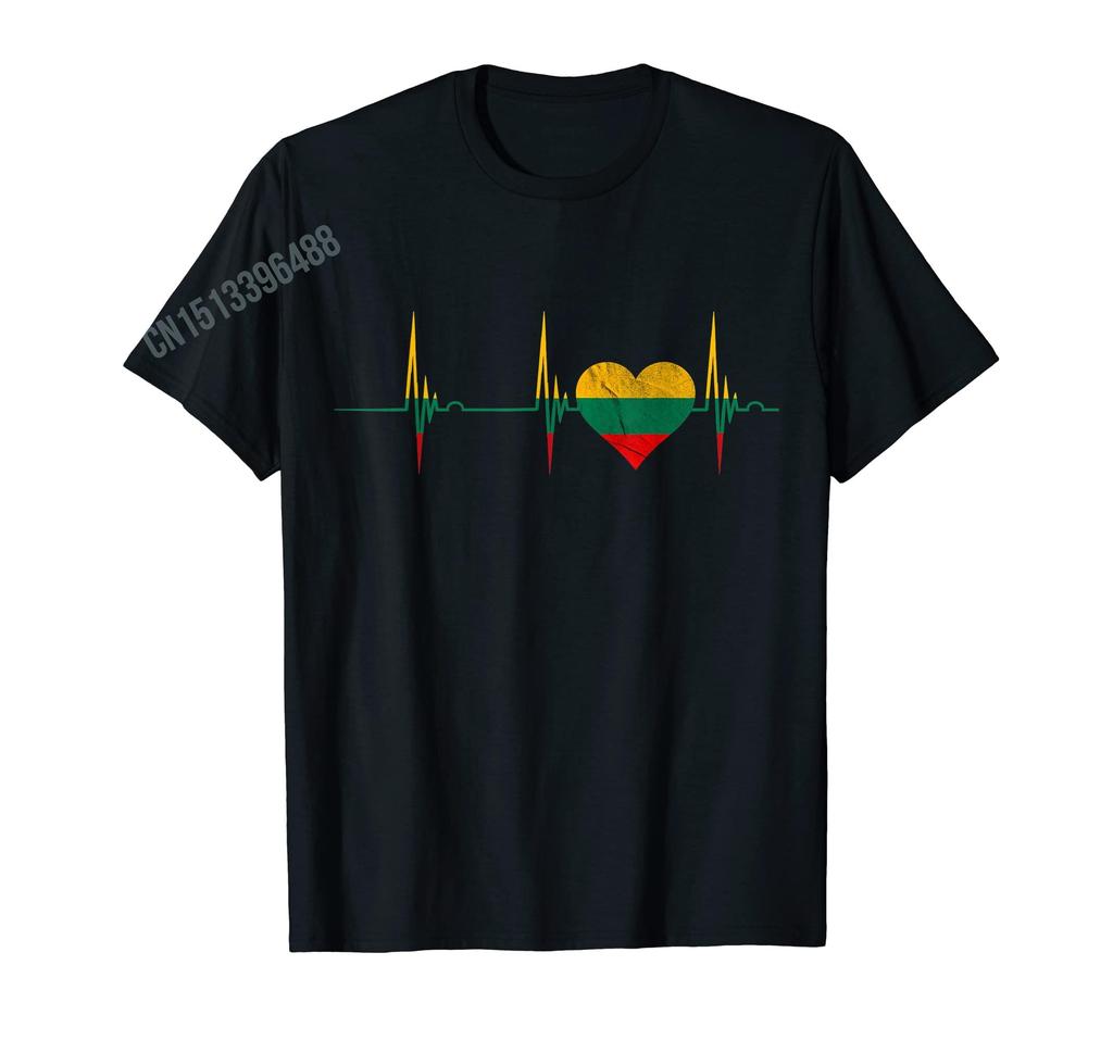 ZX Mehr Design Litauen Litauische Flagge Lietuva T-Shirt Für Männer Frauen T-Shirt Oberteile Baumwolle T-Shirts