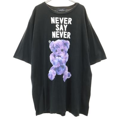 Short Sleeve Knee-length Dress Black Series T-shirt Women Used