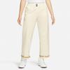 Nike X Atmos Pink Collaboration NSW Circa Series Solid Color Loose Fit Sports Long Pants Women Bottoms Beige DM6782-113