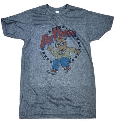 Arthur pbs kids Camiseta masculina vintage cor carvão desenho animado de TV Camiseta Unissex