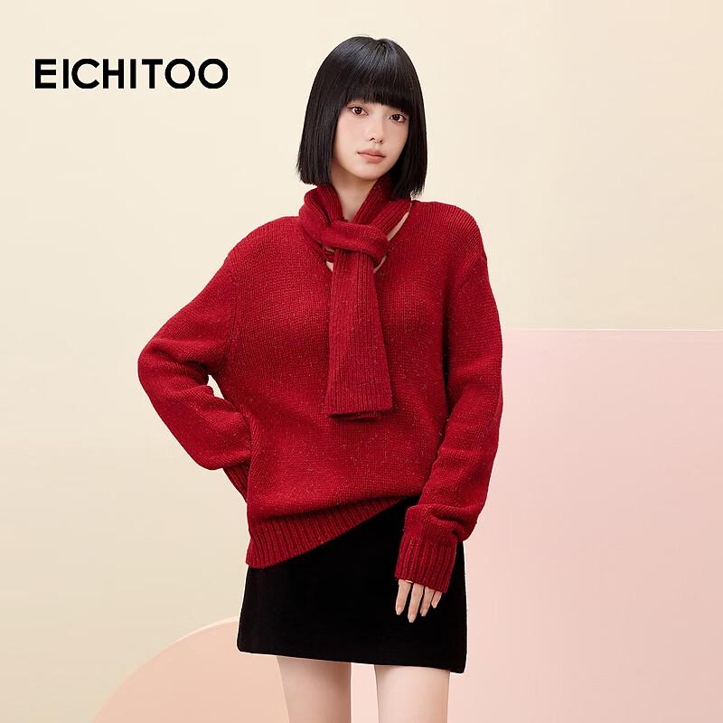EICHITOO Women s V-Neck Knit Base Layer Top S