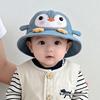 Unisex Baby Denim Bucket Hat - Cute, Thin, Sun-Protective for Spring, Summer, and Autumn Outdoor Travel
