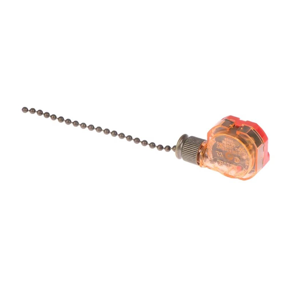 3 Speed Control Ceiling Fan Switch Comfortable Smooth Surface Fan Switch Universal 8cm Chain Ceiling Fan Pull Chain