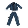 1/12 Scale Figure Workwear Jacket BJD Collection Gift Decoration Casual Accs Fashion Miniature