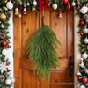 Artificial Norfolk Pine Needle Hanging Decoration - Lifelike Green Plant Backdrop for Indoor/Outdoor Use