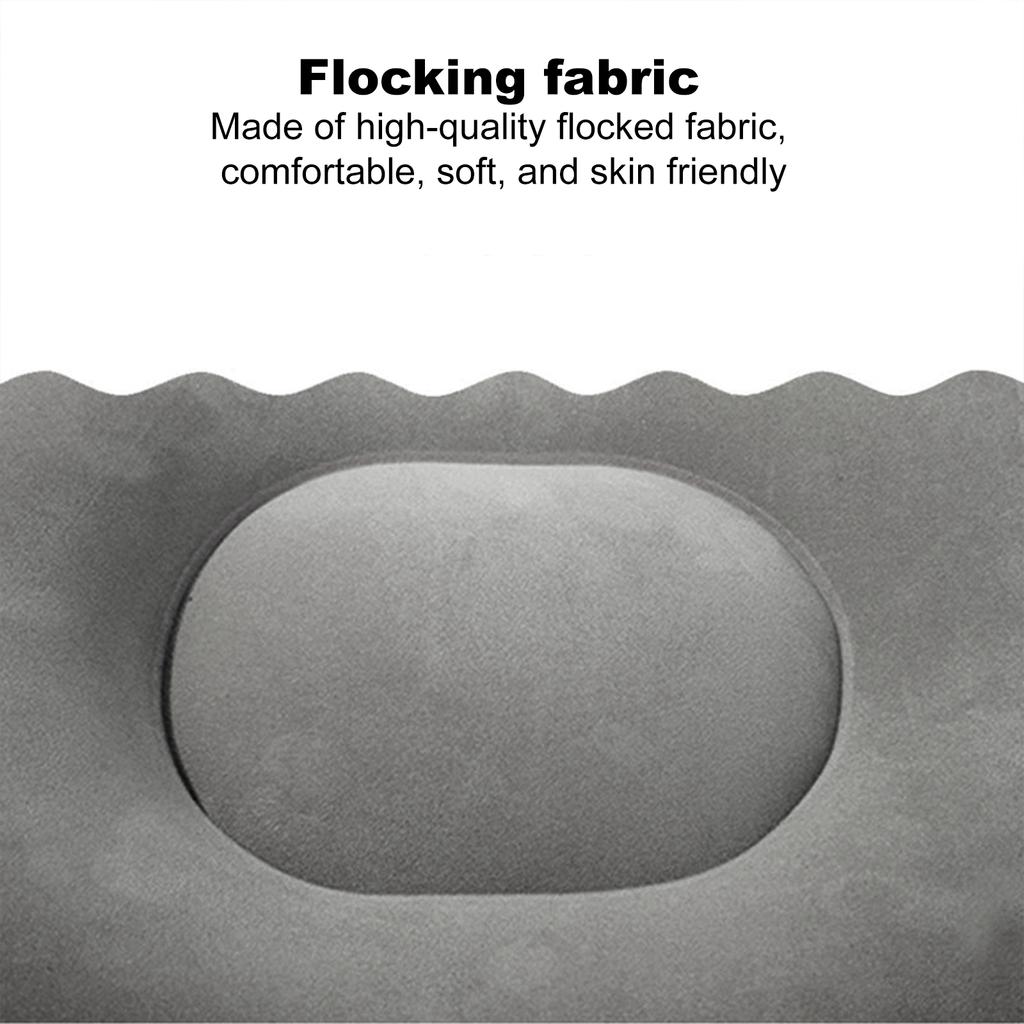 1 Pc Gray PVC Inflatable Travel Pillow Foot Rest Pillow Kids Flight Sleeping Resting Pillow On Airplane Car Bus Pillow Foot