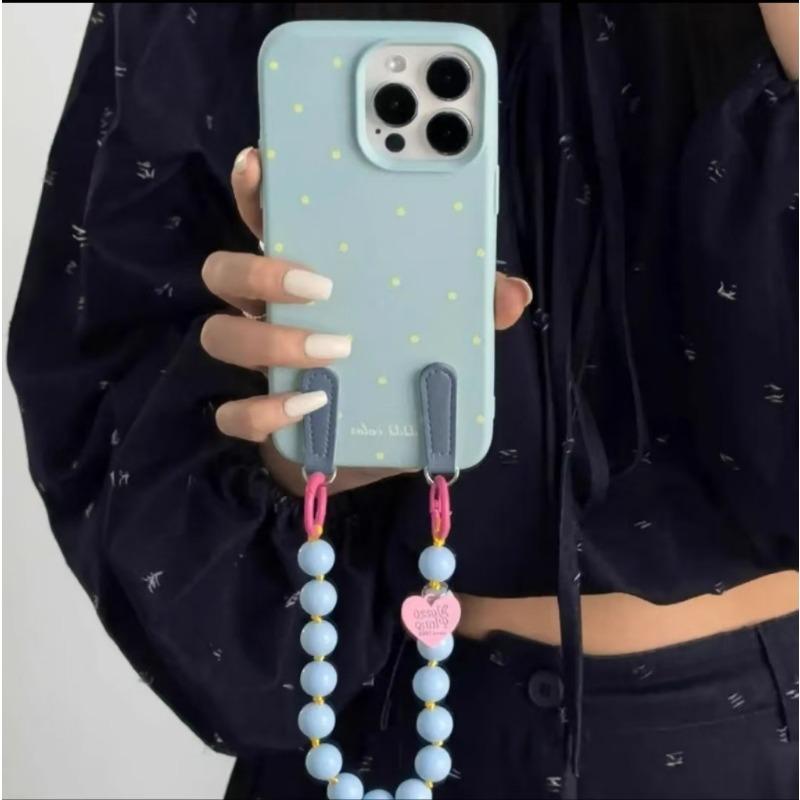 

Colorful Polka Dot Chains Are Suitable for Apple 16 Promax Mobile Phone Case IPhone 15 New Model 13 14 12 Apple 16
