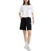 Skechers Solid Color Breathable Comfortable Sports Shorts Women Shorts Carbon-Black L223W136-0018