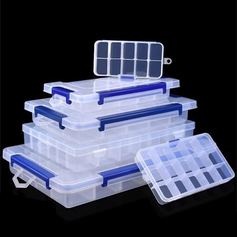 Tool Box Screw Organizer Removable Compartment Plastic Small Parts Organizer Hardware Organizer Box for Garage
