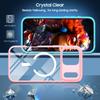 For iPhone 17 Pro Case Compatible with MagSafe TPU PC Clear Phone Back Cover