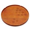 Wooden Cherry X Current Model J-kitchens Tray, Blossom, Round, 30 2cm,