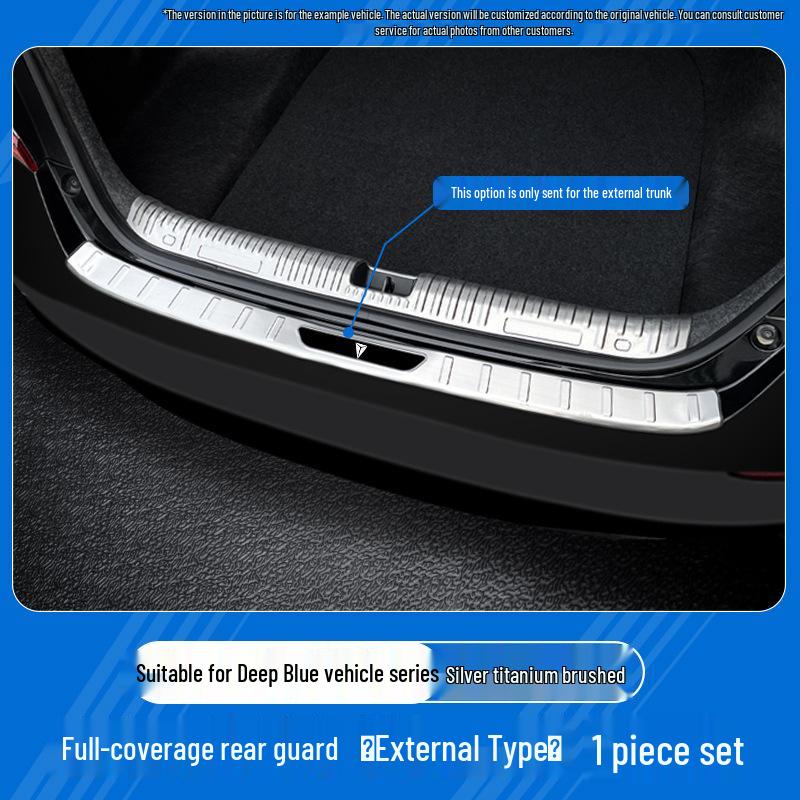Stainless Steel Sill Scuff Plates & Welcome Pedal for Changan Deep Blue S05/S07/S09/SL03/L07/G318 Changan Deep Blue S7 (2022-2024)
