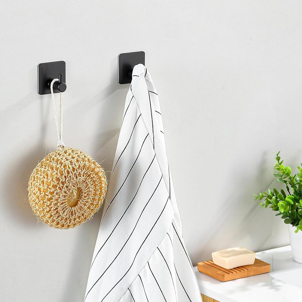 14-Pieces Matte Black Bathroom Accessories Set, Stainless Steel Bathroom Hardware Set, Bath Towel Bar Set, Towel Racks for Bathroom Wall Mounted.