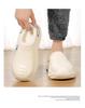 Winter Couple Velvet Warm Soft Sole Cotton Slippers - Thickened Half Slippers for Women, Postpartum Care