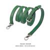 Adjustable Genuine Leather Crossbody Bag Strap - Thin Plain Weave for Women