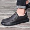 Men's Genuine Leather Casual Shoes Business Shoes Moccasins