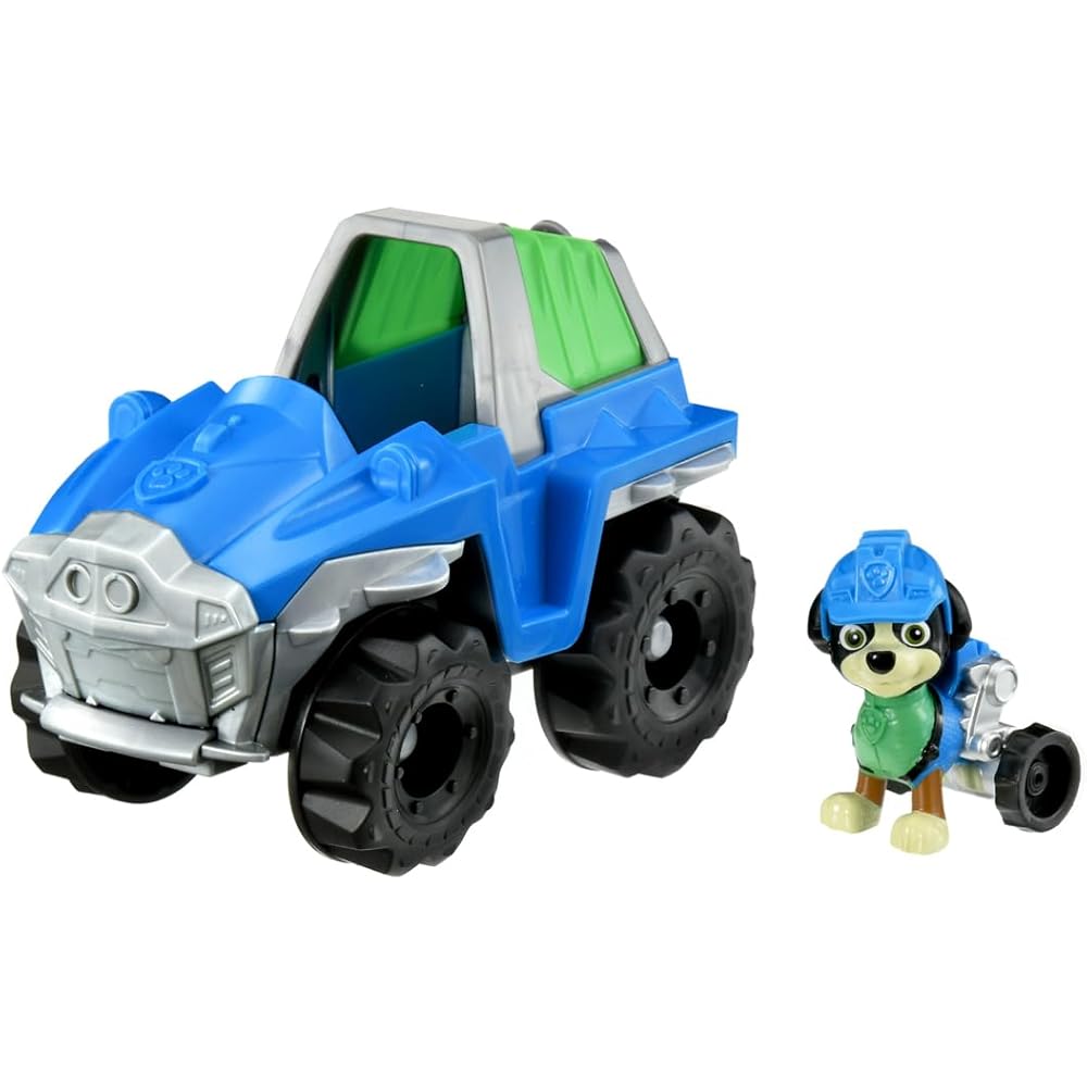 

Paw Patrol Basic Vehicle Rex Dino Land Rover Toy with Moving Parts and Detailed Design
