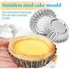 20 Packs Cupcake Mold, 3.8inch Stainless Steel Mini Pie Tartlet Cupcake Cake Muffin Mold Tin Pan Baking Tool
