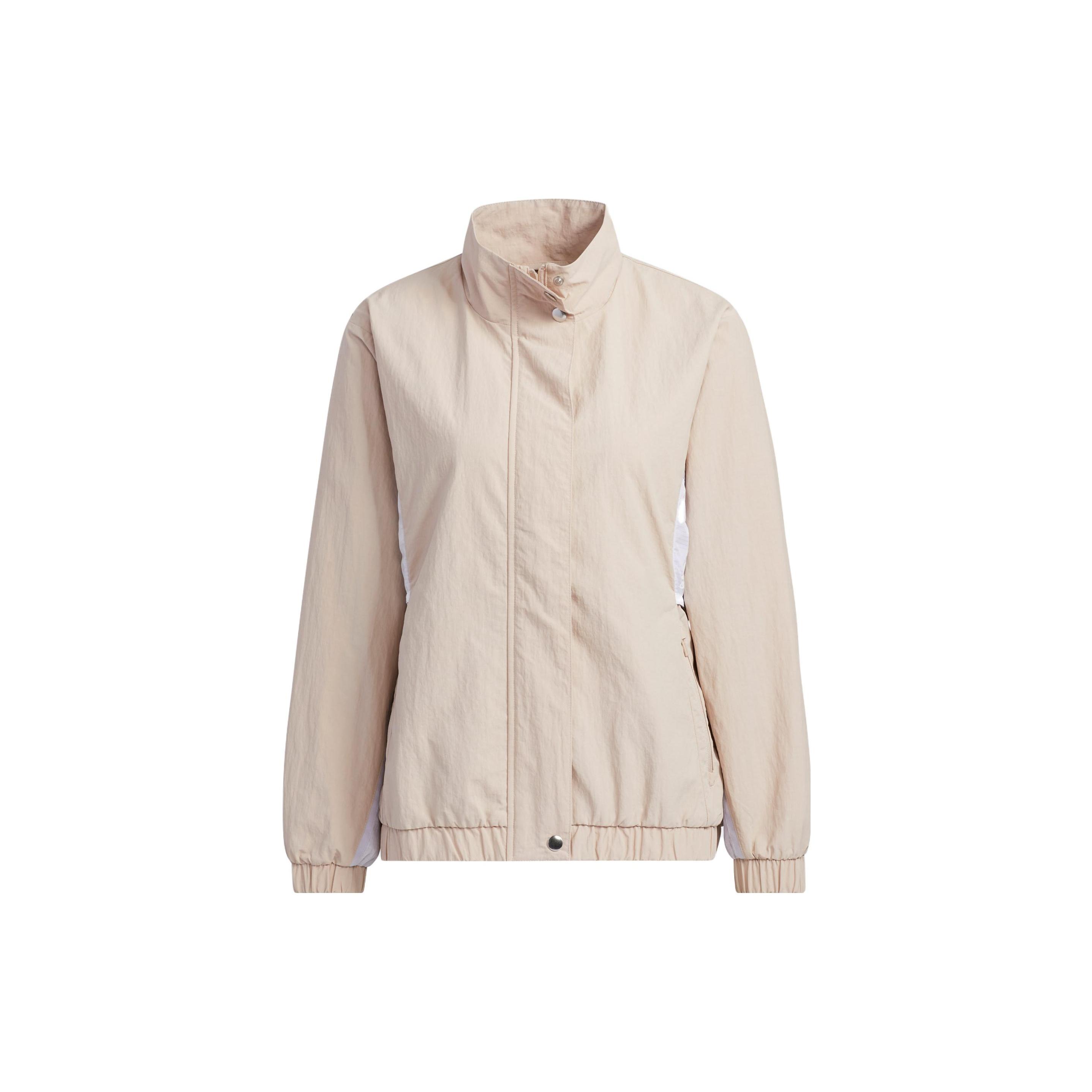 (WMNS) adidas Must Have Word Jacket Asia Sizing Beige Women s HY2878 L