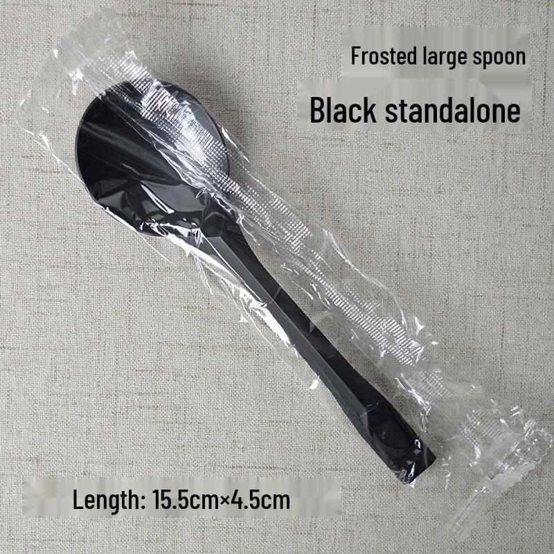 CHULV Disposable Large Soup Spoons