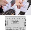 Guitar Accessories Luthiers Tool Measuring Ruler with String Action Ruler Guitar Neck Gauge