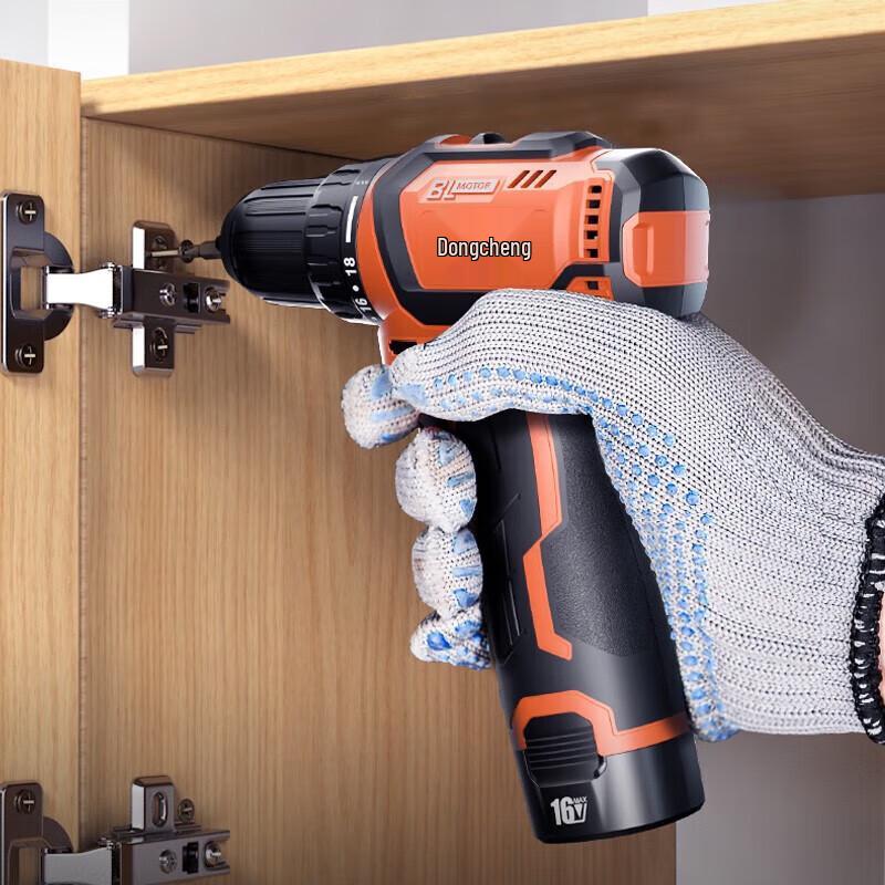 Dongcheng 16V Cordless Brushless Drill & Screwdriver CN Plug (adapter Included)