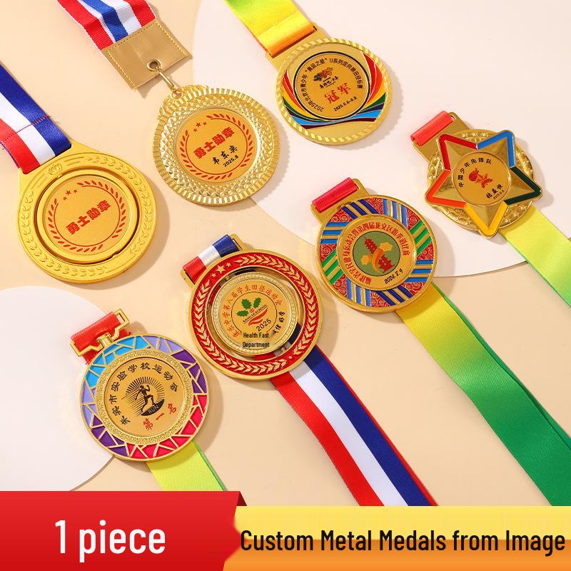 Custom Metal Medals: Basketball, Badminton, Football, Track & Field Trophies and Souvenirs