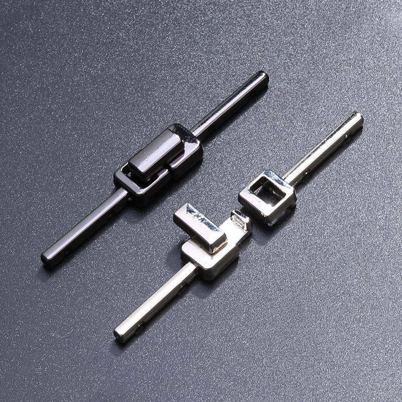 Disc Buckle One-Word Buckle, Retro Chinese Style Tang Suit Hanfu Zhongshan Suit Metal Pair Buckle Chinese Button