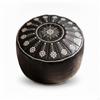 Storage Ottoman Embroidery Round Footstool
