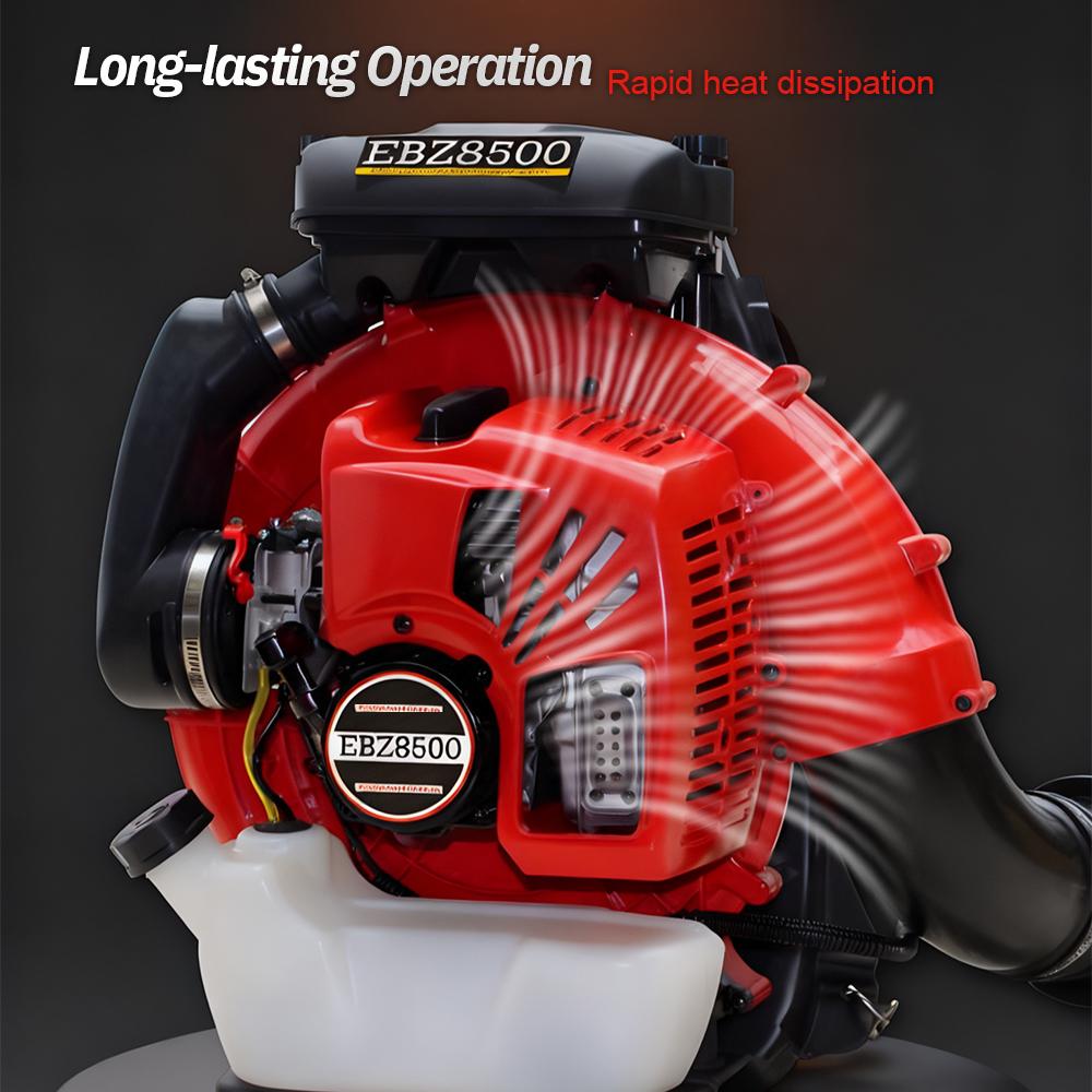2-Stroke Backpack Blower High-power Gas-powered Leaf Blower Snow Blowing Blower Leaf Blowing&Snow Removal Machine for Yard Work