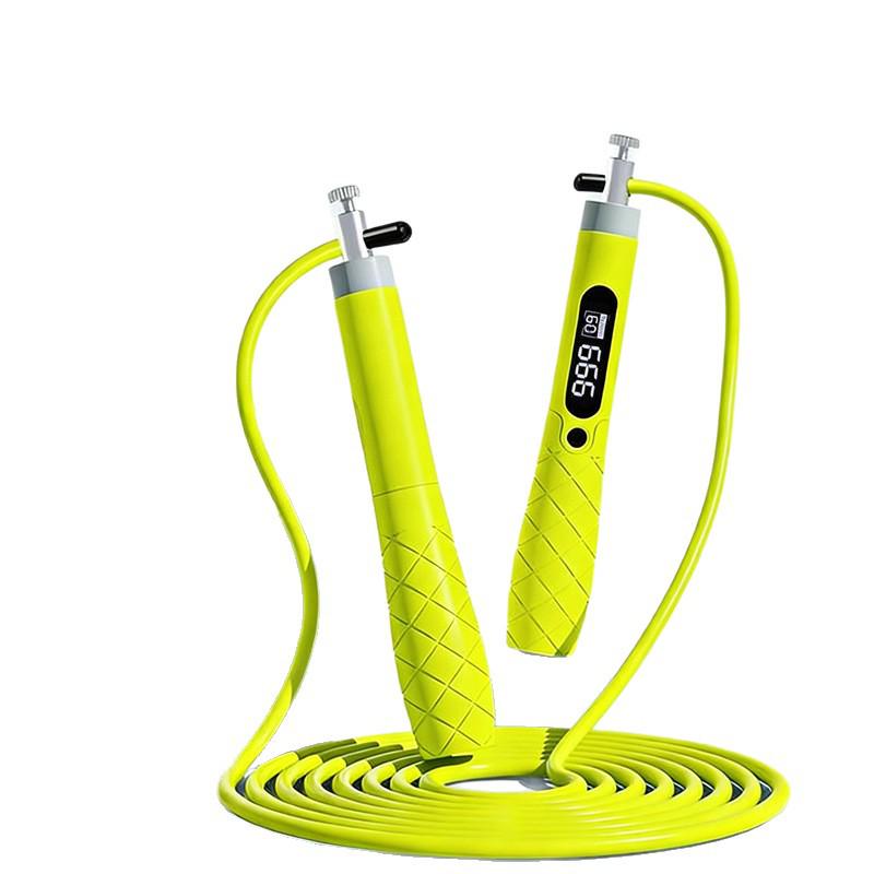 Rechargeable Smart Counting Jump Rope with Steel Wire for Kids and Adults, Ideal for Sports Competitions and Training.