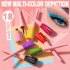 Matte Liquid Eyeliner Pencil 18 Color Waterproof Lasting Quick-Dry Colorful Yellow Blue Pink White Eye Liner Pen Makeup Cosmetic