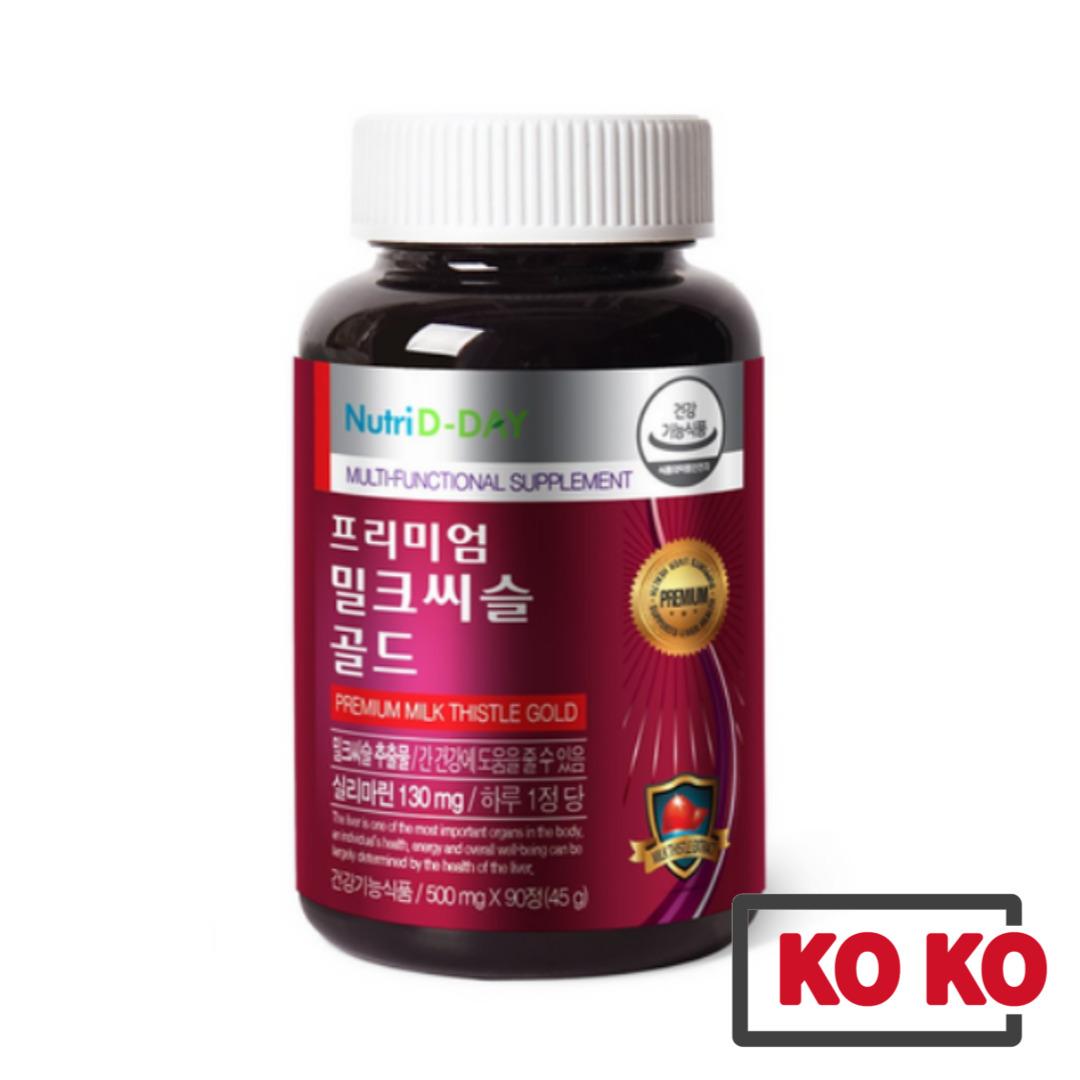 

[Nutri D-day] Premium Milk Thistle Gold 500 мг х 90 таблеток (3 місяці) 90 x 1